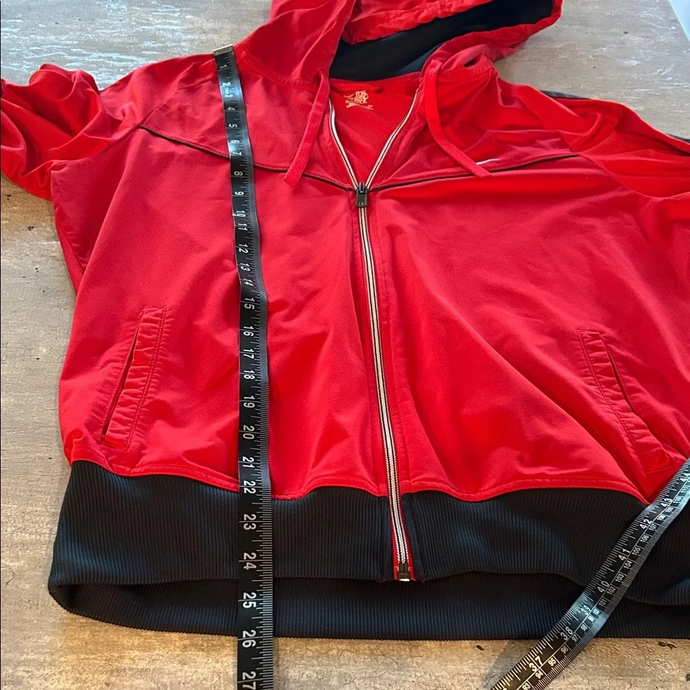 Nike the athletic dept Men's Red and Black jacket zip up hoodie size XL - Picture 7 of 9